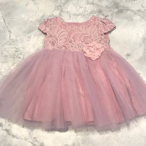 Pippa and julie pink lace and tulle 24mo dress